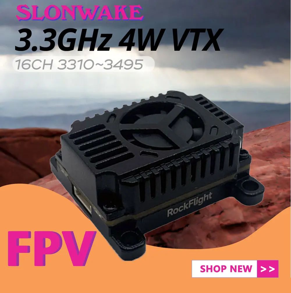 SLONWAKE FPV 3.3G 16CH 4000mW  - Drone Receiver のレビューと価格