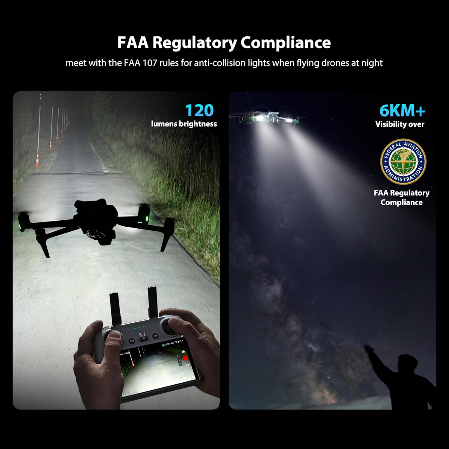 STARTRC ドローン ストロボライト 衝突防止ライト 充 - Drone Led Light のレビューと価格