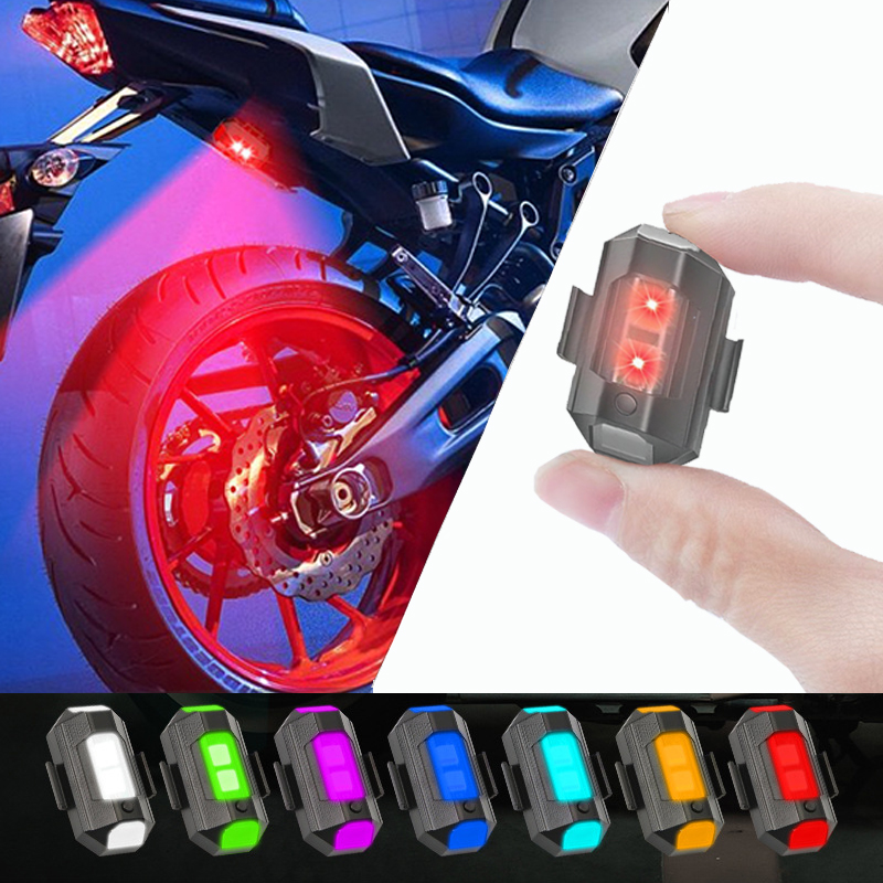 オートバイライトドローンストロボライト USB LED 衝突 - Drone Led Light のレビューと価格