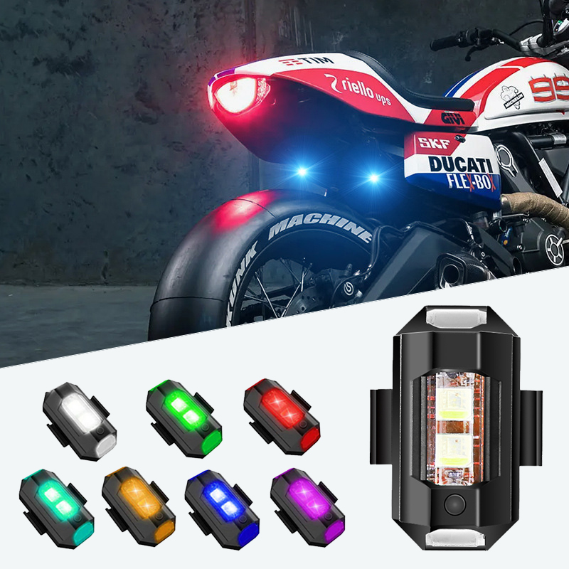 オートバイライトドローンストロボライト USB LED 衝突 - Drone Led Light のレビューと価格