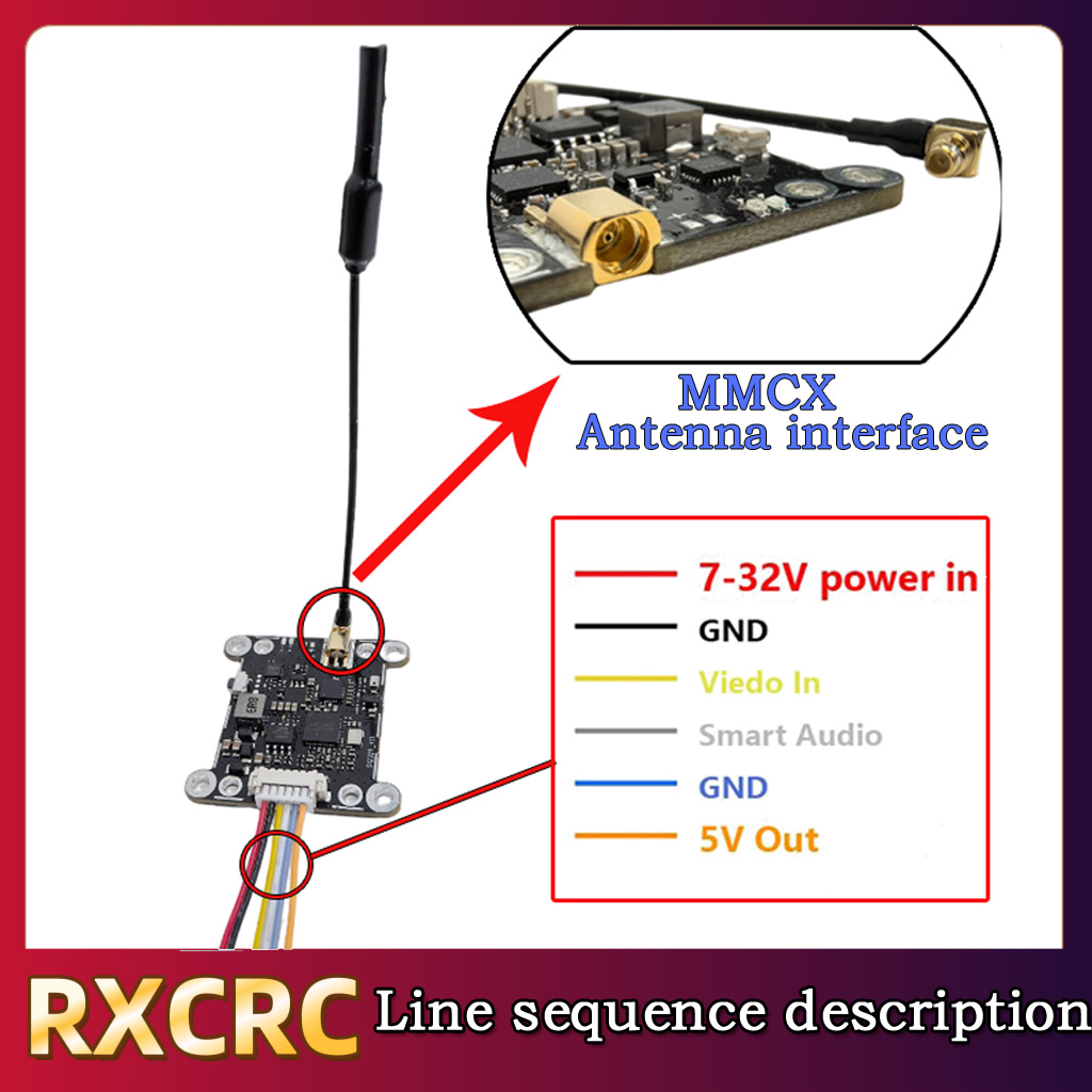 RXCRC 5.8G モジュール 48CH 1.6W VTX - Drone Receiver のレビューと価格