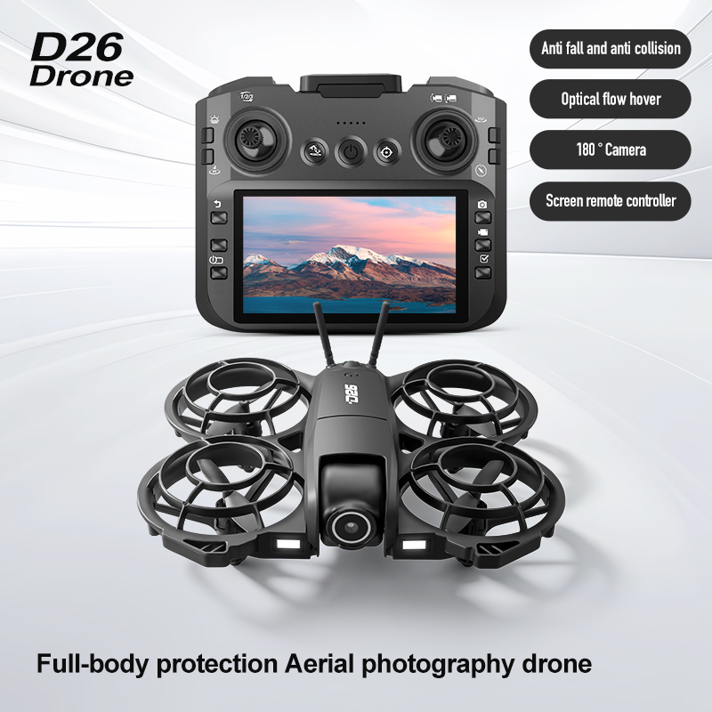 D26 ドローン 4K 空撮HD 180 °   カメラ付き - Drone Gimbal のレビューと価格